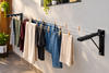Wall Mounted Folding Clothesline Rack
