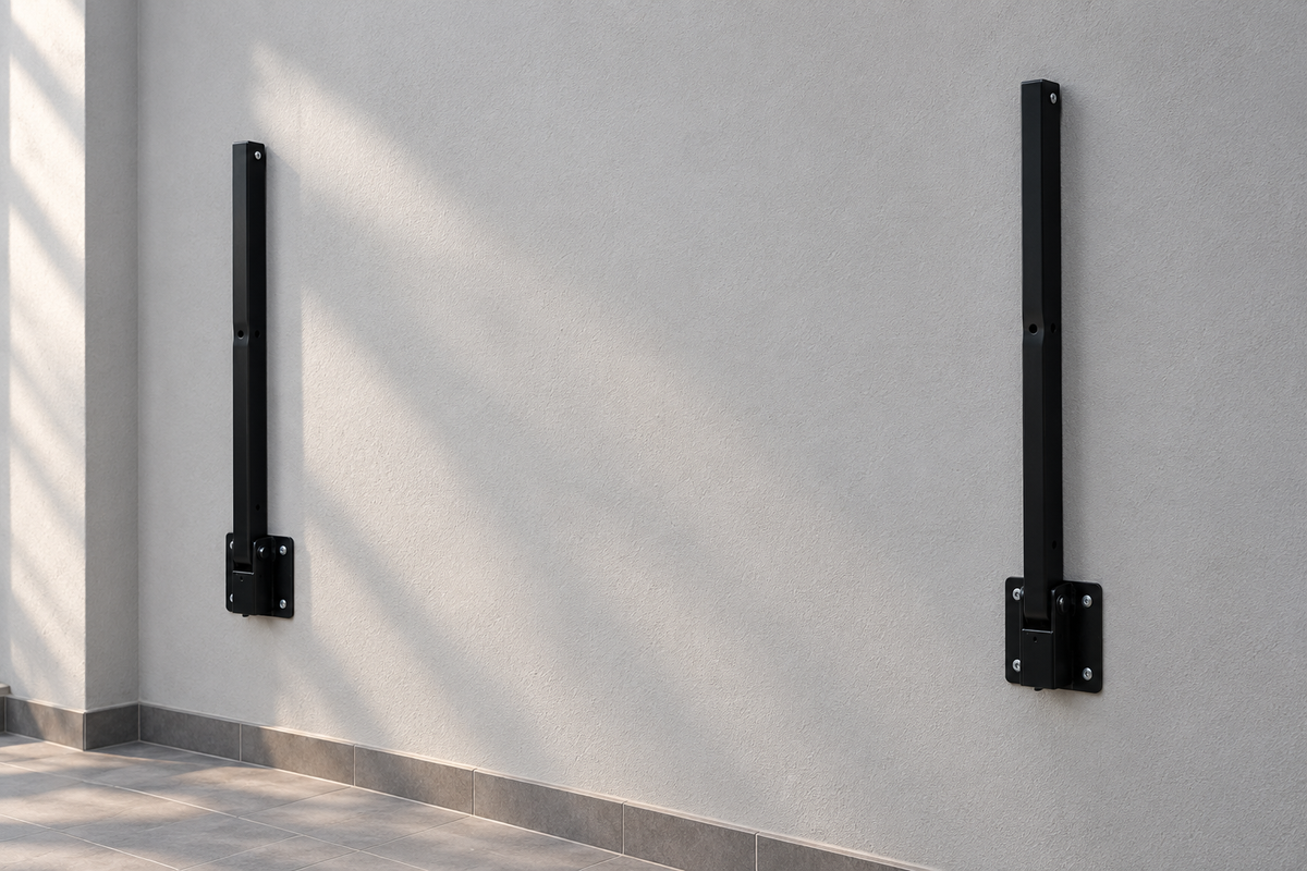 Wall Mounted Folding Clothesline Rack